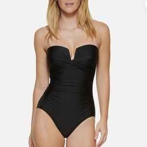 Calvin Klein Black One Piece Swimsuit
